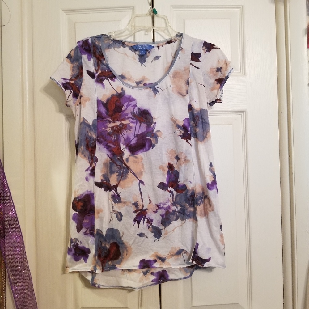⚡SALE Round-neck floral top